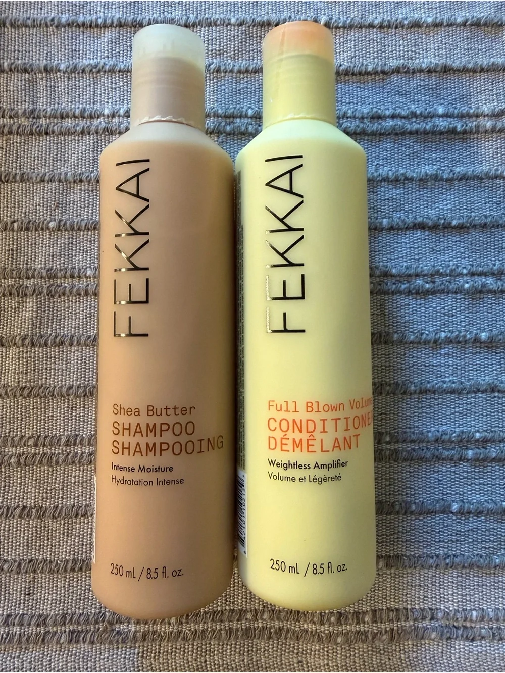 FEKKAI Shea Butter Shampoo and Full Blown Volume Conditioner Set